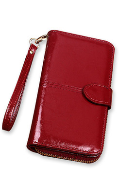 极速Pu Leather Women Wallets Women Purses FashioTn Long Zipp