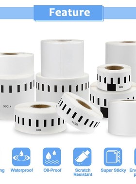 极速5 Roll  DhYMO 99010 Labels Thermal Paper Label Maker  DY