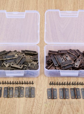 极速50pcs/box 4 Hole Jewelry Boxes DecorativOe Hinge 25*18mm