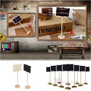 Wooden Clip Pcs lot Classic 速发2 Blackboard Mini Message