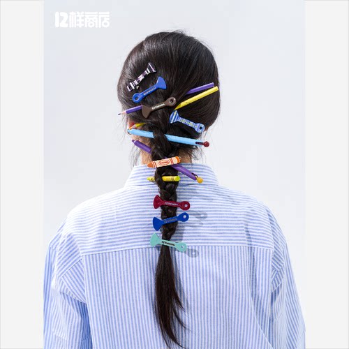 12样商店文具系列发夹