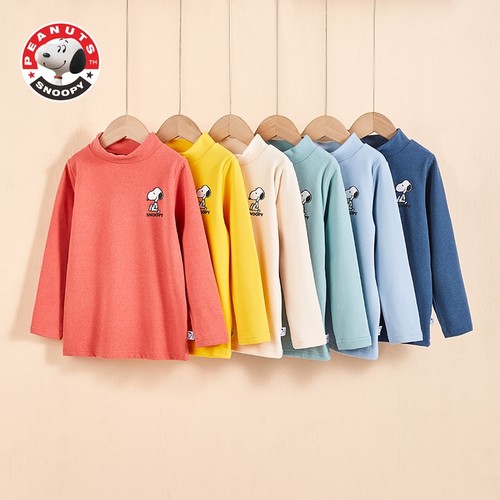 【清仓福利】史努比儿童德绒打底衫男女童保暖上衣