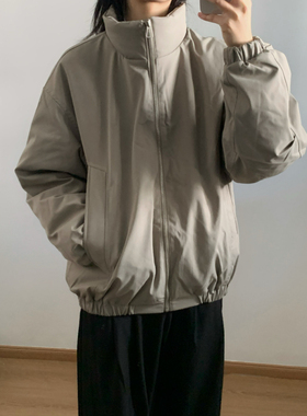 wtmp日系复古大口袋高领羽绒服男女冬季宽松加厚保暖90白鸭绒外套