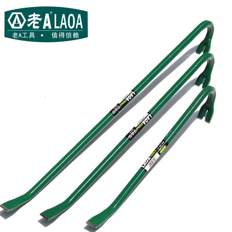 极速。老A 加强型实心撬棍 起钉器 撬棒 撬胎棒 18/W24/0寸撬杠