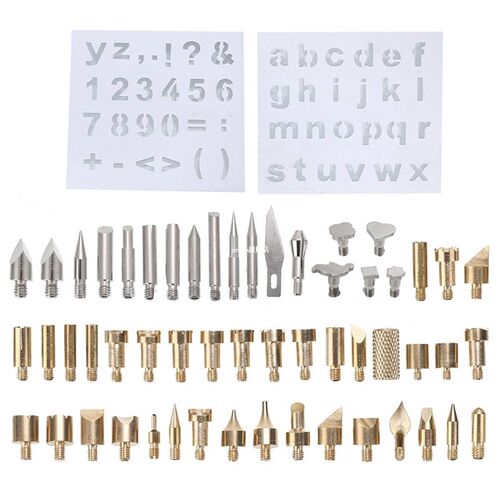极速56pcs Soldering Iron Tvip Carving Pyrography Wood Burnin