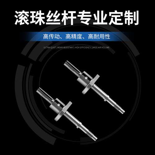 极速滚珠丝杆可定j高负载滚珠丝杆低杆音N滚珠丝珠量大价优滚噪丝
