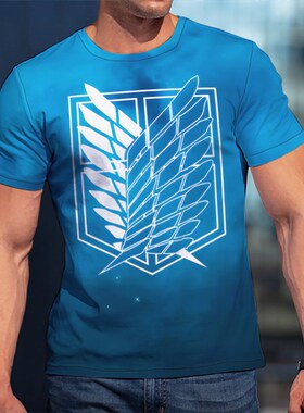 极速Men T-shirts Japanrese Anime Attack On Titan Levi Ackerm
