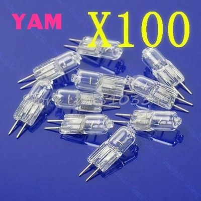 极速100Pcs 20W 12V Halogen 20 Watt G4 Base JC RType Bulbs Li