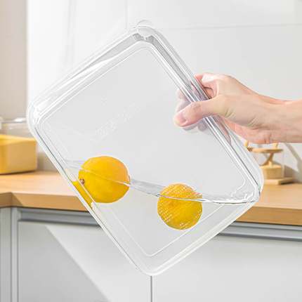 速发日本冰箱收纳盒保鲜盒食品级冷冻室专用肉类冰柜储藏密封整理
