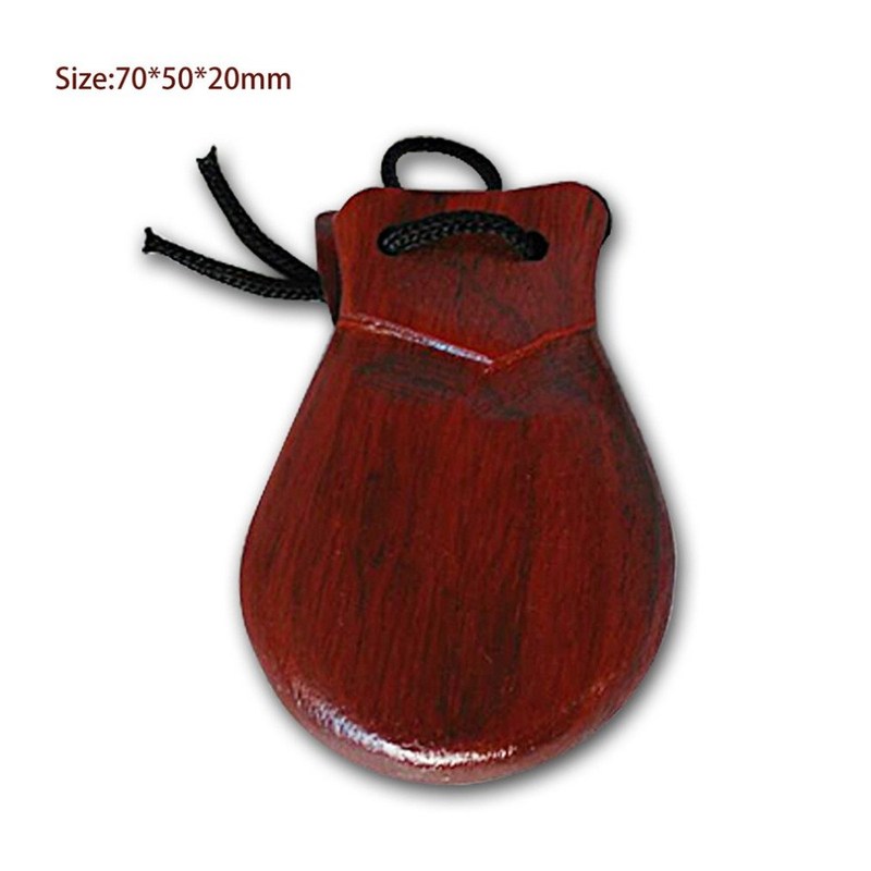 速发Orff world A Pc Wooden Castanets Wood Percussion Flamenc