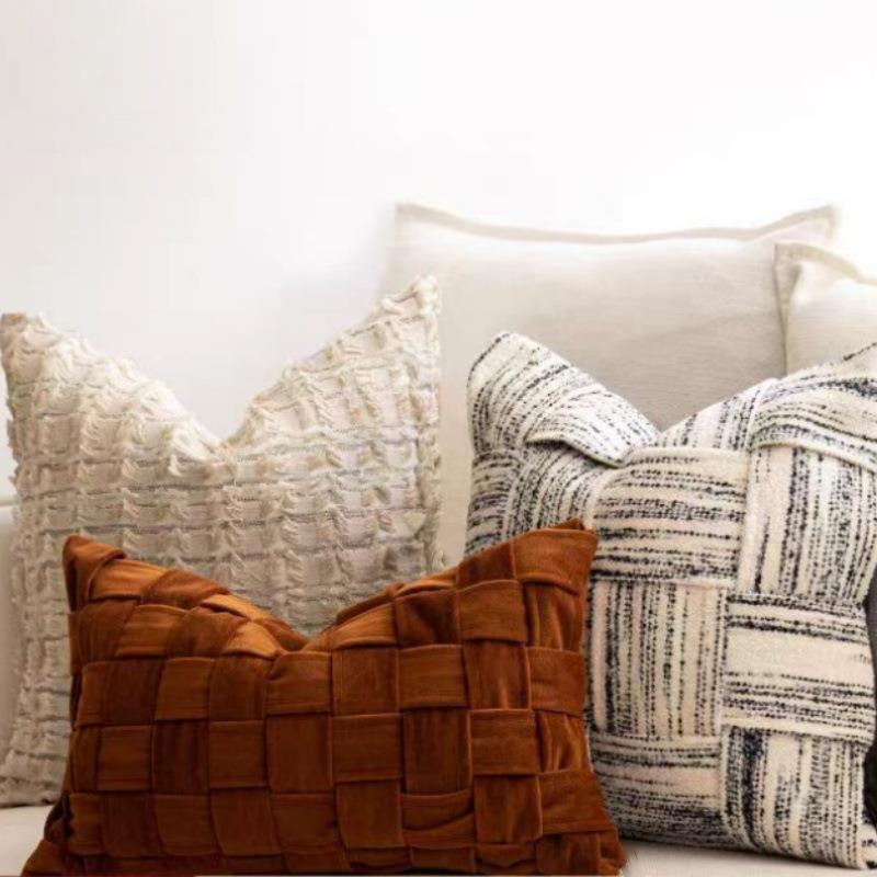 样板房抱枕轻奢简约现代软装沙发客厅靠垫方枕样板间酒店抱枕