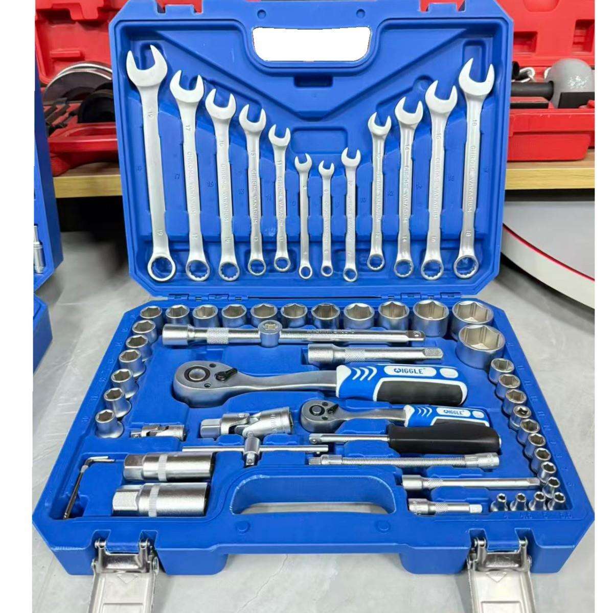 61件216件多功能套筒扳手棘轮两用扳手家用汽修机械工具五金套装