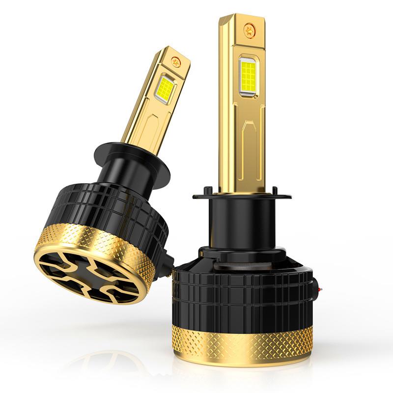 H1 LED汽车大灯双铜管4575前照灯240W大功率