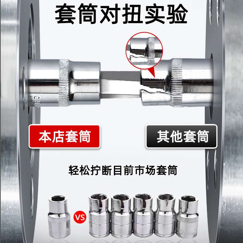 汽修工具套装棘轮扳手套筒组套维修汽车修车多功能汽保工具箱接头