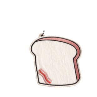 刺绣空白钥匙扣挂件DIY包包配饰行李箱挂牌链条布贴魔术贴绣花