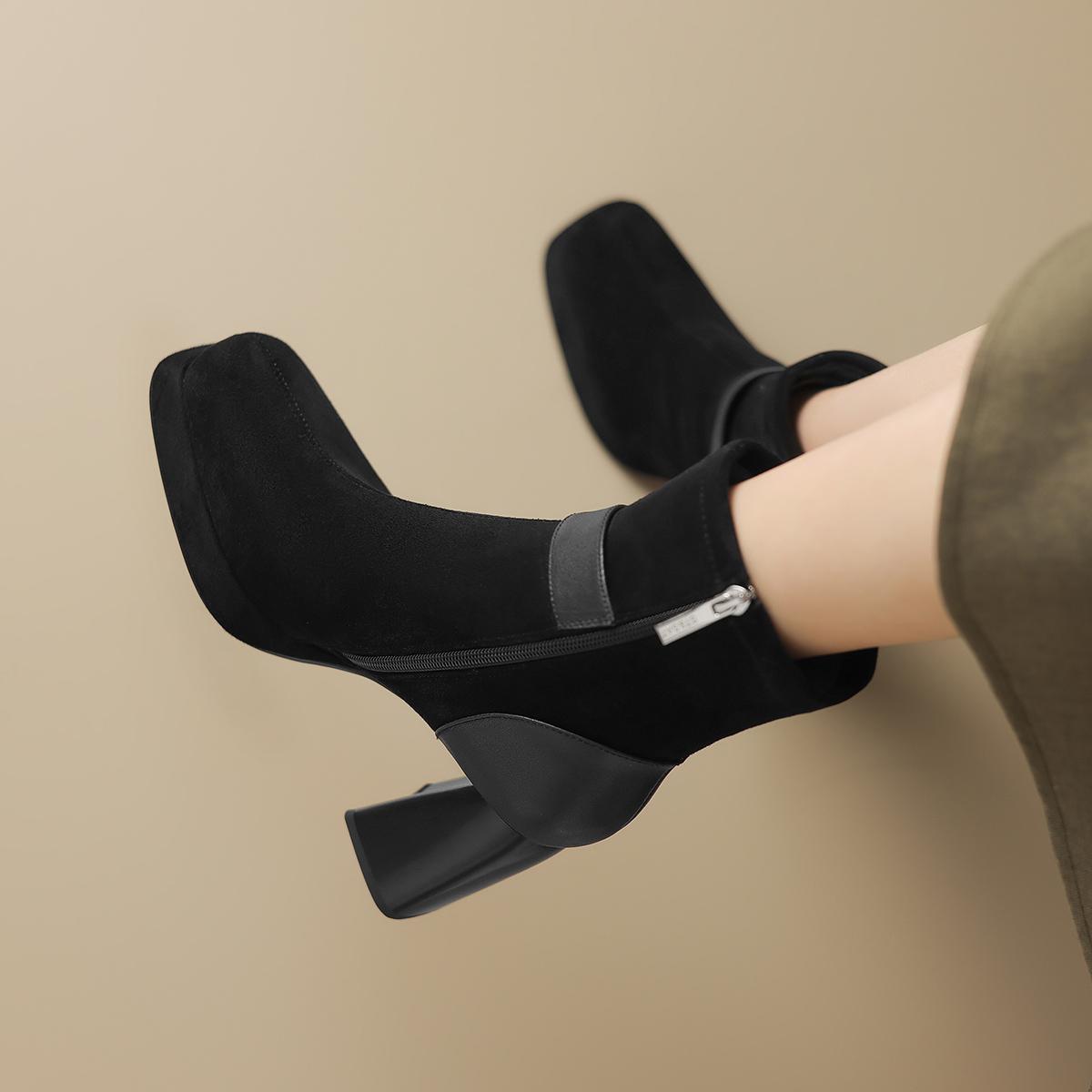 星期六女鞋时装靴短靴