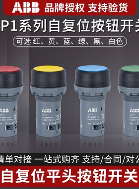 速发平头按钮开关位P1-10G-10RC10Y-10-01-11紧凑型钮自复-式