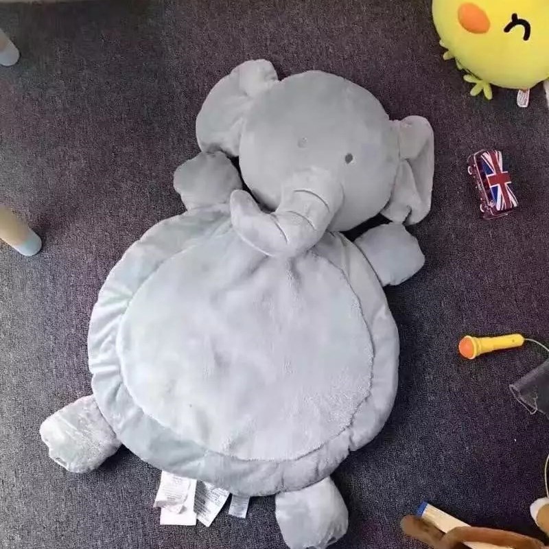 速发大象行狸婴儿睡垫毛绒地垫爬狐垫床垫靠垫底板猫狗坐垫