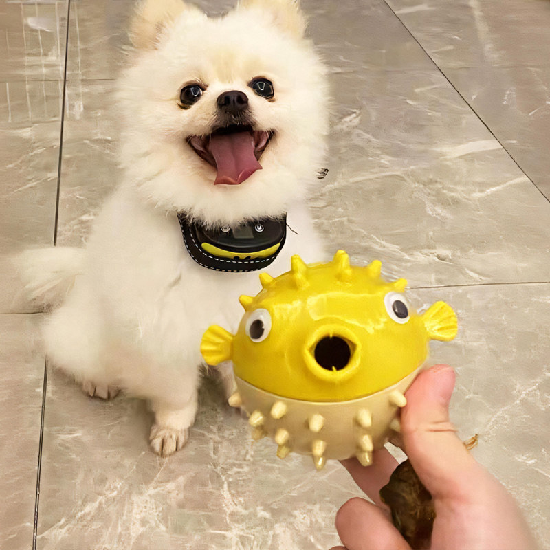 速发玩具铃铛发声球磨牙耐闷小型犬柴犬柯基边牧解咬漏食神器