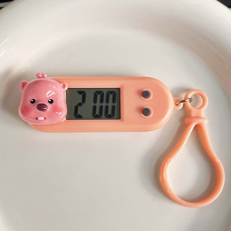速发海狸小打表迷时便携式电子钟表学生上课你间表挂卡计时器