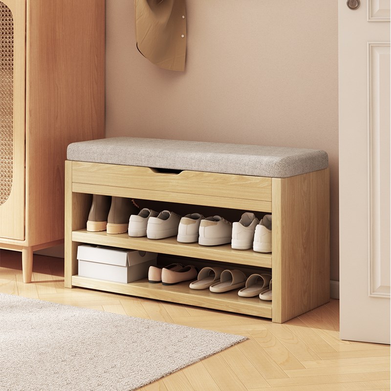 速发门户门实木换鞋凳入口家用进门凳穿鞋凳鞋关可坐玄架鞋柜坐凳