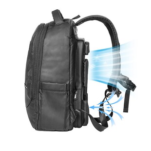 降温风扇商务背包 双肩电脑背包 学生旅游背包 户外出差骑行背包