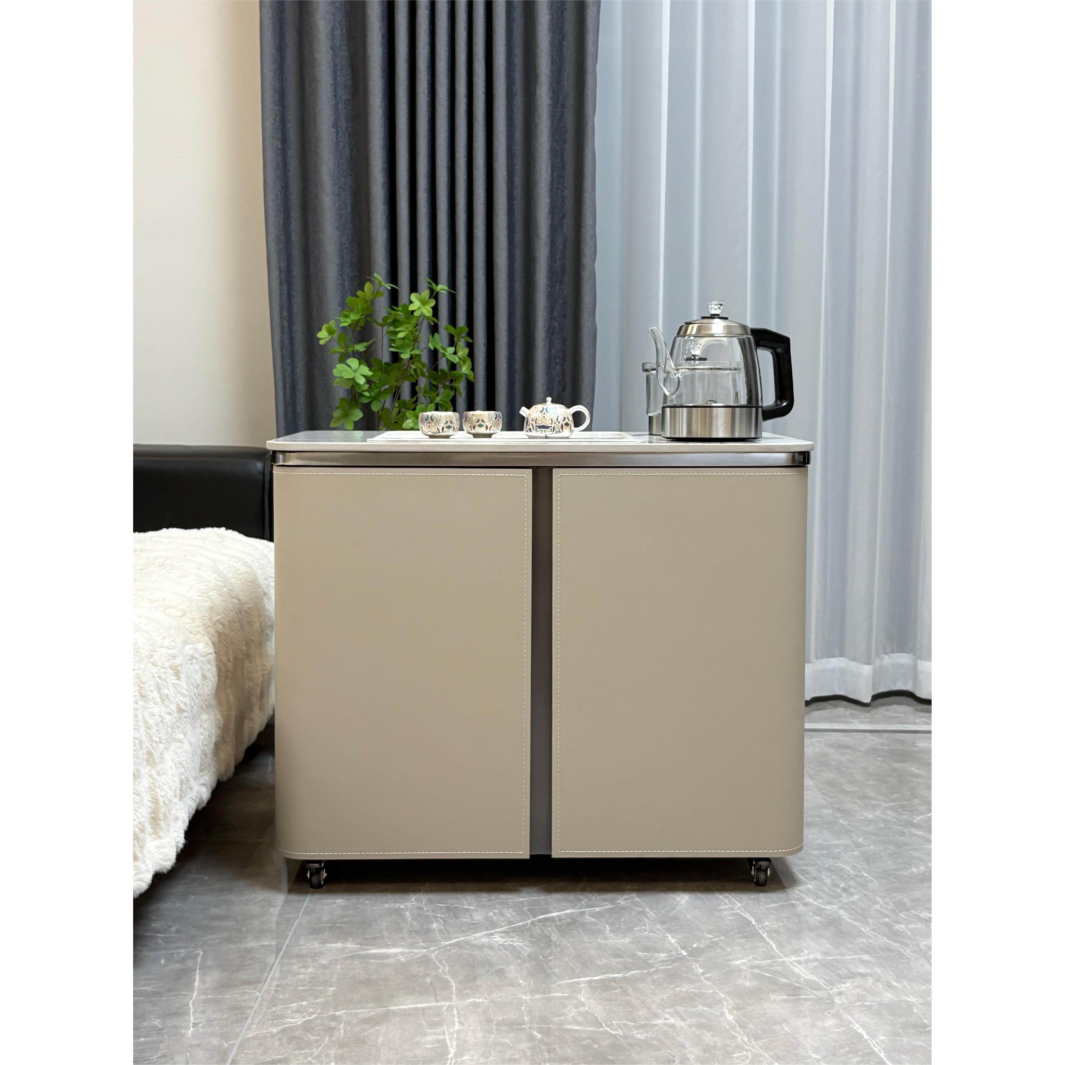 意式极简移动小茶车现代简约轻奢小户型阳台茶台烧水壶一体茶水柜,住宅家具,家用茶台/茶桌,淘宝优惠券,粉丝福利购,淘宝优惠卷