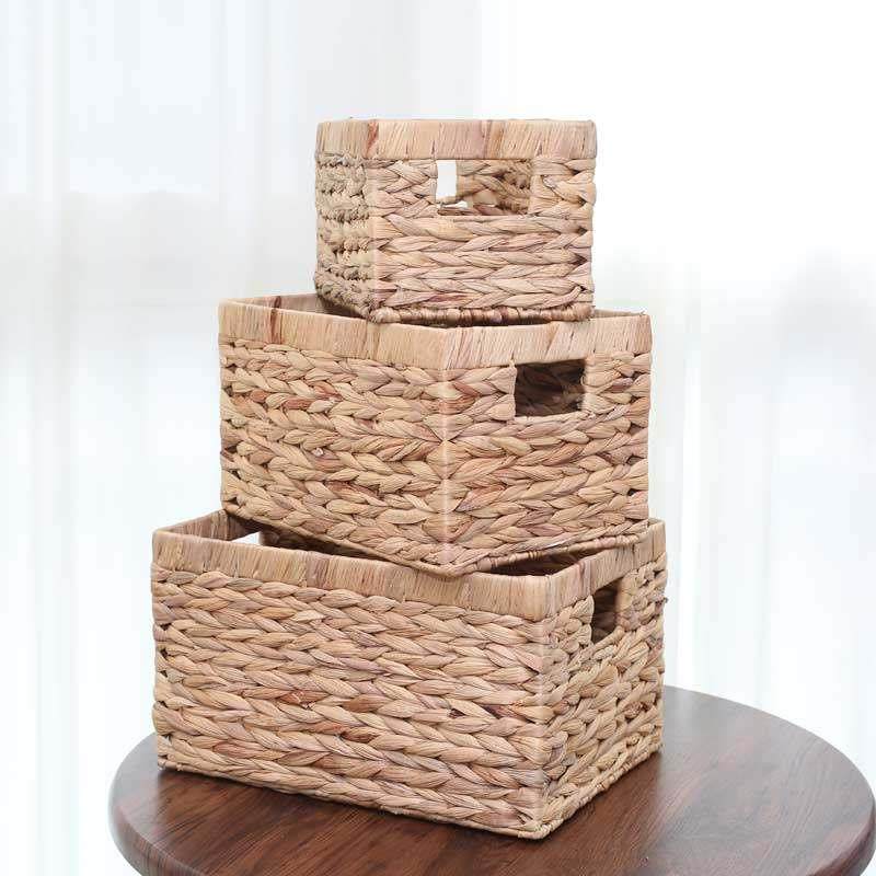 宜然家居草编储物箱脏衣服收纳桶收纳筐草编藤编收纳箱鞋柜收纳筐,收纳整理,脏衣桶,淘宝优惠券,粉丝福利购,淘宝优惠卷