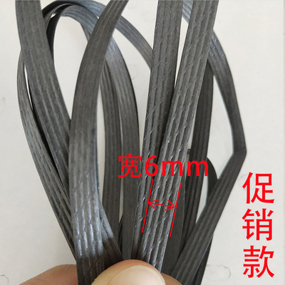 热销塑料绳捆绑扎带搭竹架大棚打包农用建筑果树拉枝W绳线2米黑色