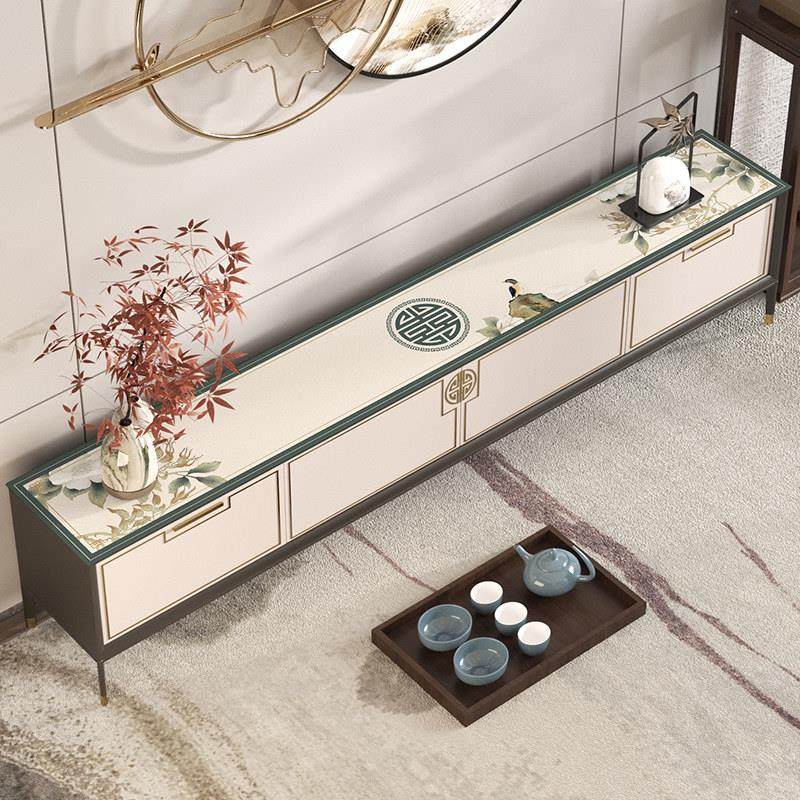 皮革中式电视柜桌布餐边柜长条垫子防水免洗台面中国风鞋柜桌垫,居家布艺,桌布,淘宝优惠券,粉丝福利购,淘宝优惠卷