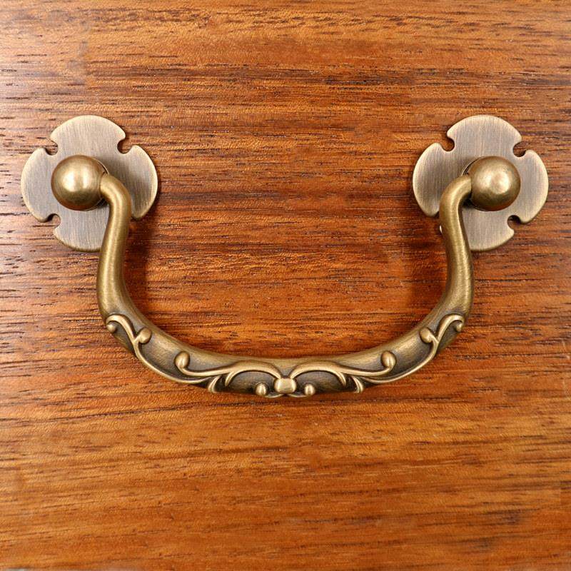 抽屉全铜彷古拉手纯铜衣柜门新中式衣柜古铜把手黄铜实心加厚双孔,基础建材,小拉手,淘宝优惠券,粉丝福利购,淘宝优惠卷