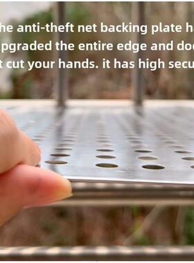 304不锈钢冲孔板阳台防盗窗垫板花架多肉垫板圆孔围挡板洞洞孔板