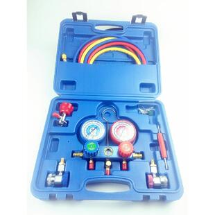 汽车空调加氟表雪种压力表冷媒双表阀空调R134a工具设备家用深度