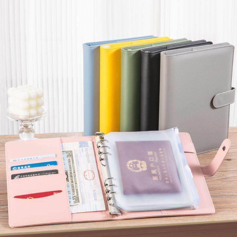 A5皮面家庭证件收纳包收纳册资料册宝宝出生证婴儿文件袋户口本疫,文具电教/文化用品/商务用品,资料册,淘宝优惠券,粉丝福利购,淘宝优惠卷