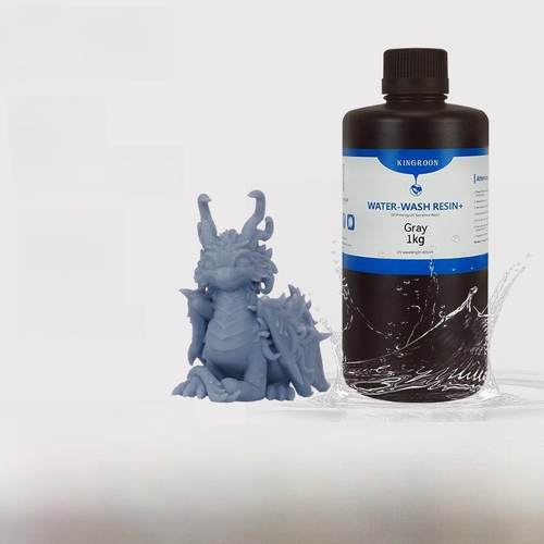 启庞1KG装 水洗树脂低气味3D韧性高光固化光敏树脂材料打印机耗材