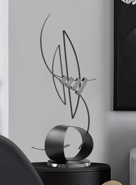 小众高级感客厅电视柜地台玄关细长摆件办公室祝福送礼一帆风顺