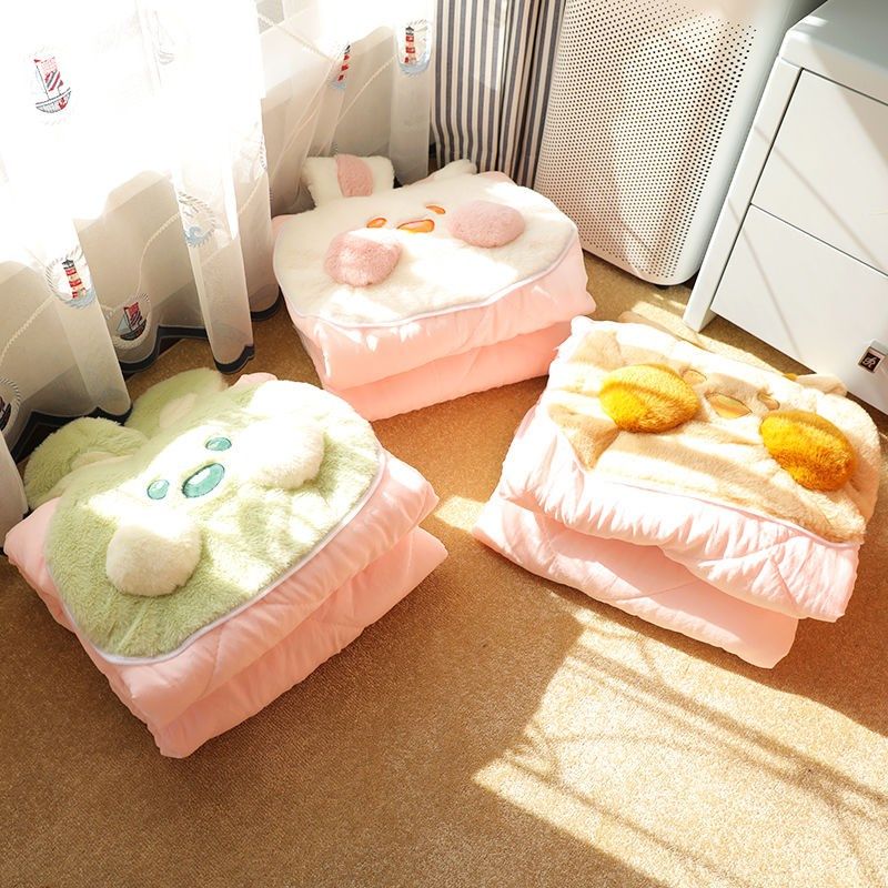 兔子抱枕被子两用午休加厚汽车车用枕头办公室午睡毯子二合一靠枕,居家布艺,抱枕被,淘宝优惠券,粉丝福利购,淘宝优惠卷