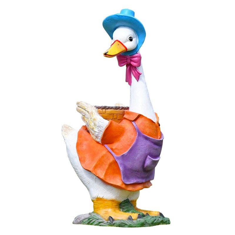 创意园林装饰摆件玻璃钢雕塑仿真卡通欢迎鸭户外田园落地美陈摆设,家居饰品,装饰摆件,淘宝优惠券,粉丝福利购,淘宝优惠卷