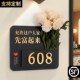 2024年新款 门牌号高级感轻奢创意号码 牌家用公寓家门口欢迎回家入
