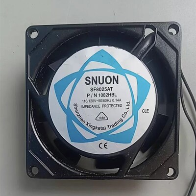 散热风扇110V SF8025AT 2082HBL工控机箱超静音风机