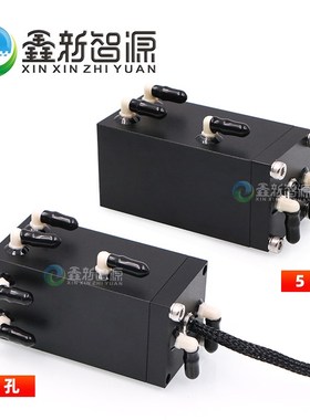 鑫新智源 黑色UV机金属二级墨盒空气盒 38*38*79MM平板打印机迈创