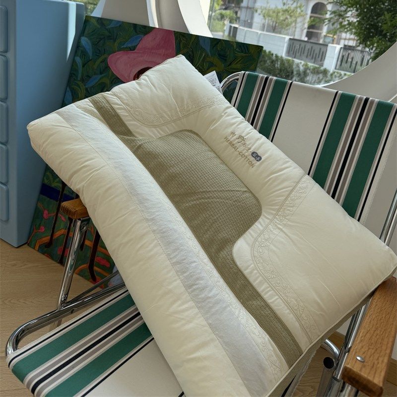 向野而生决明子枕芯简约清新一只装枕头单人护颈椎枕助睡眠宿舍