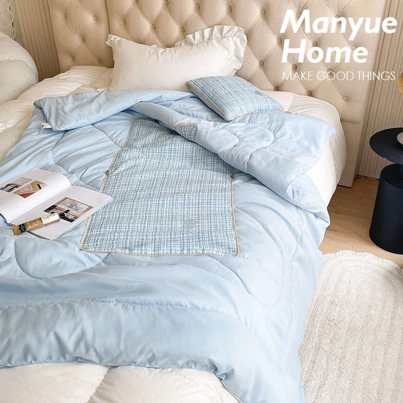 蔓越家 ins风纯色抱枕被沙发抱枕被子两用卧室空调午睡毯车载毯子,居家布艺,抱枕被,淘宝优惠券,粉丝福利购,淘宝优惠卷