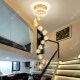 2025流行新款 别墅小复式 楼梯挑空吊灯艺术创意个性 loft公寓客厅灯