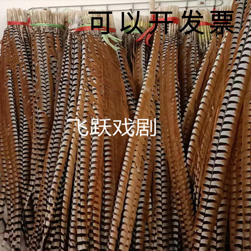 速发俏花旦京翎戏曲京出演戏毛超长翎毛雉鸡翎羽长剧子