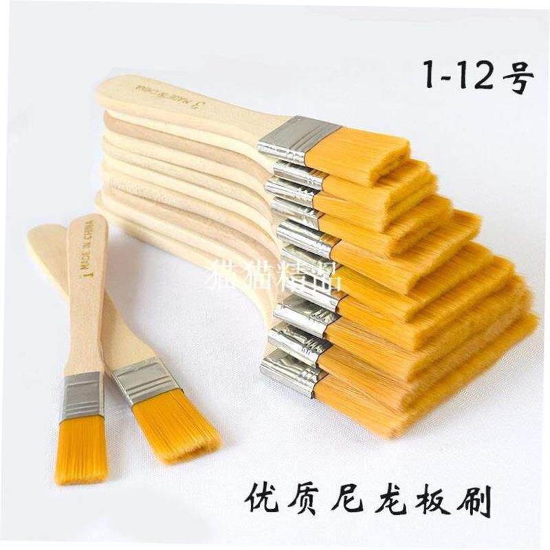 速发12pcs+wooden+oil+painting+brush+acrylic+brush+paint+brus