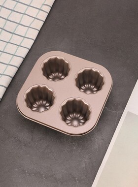 速发铃焙烤箱4连可露烘碳钢模具不粘烤盘天使之丽Caeles蛋糕甜点