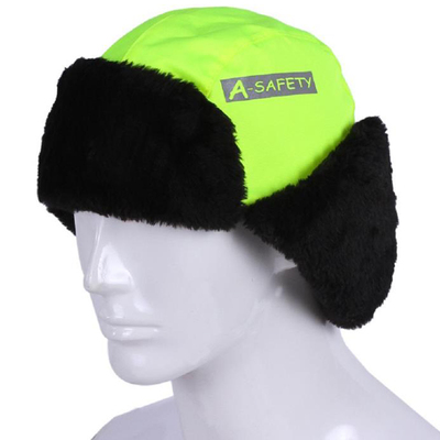 极速Reflective Warm Wqorking Hat Winter Men High Visibility
