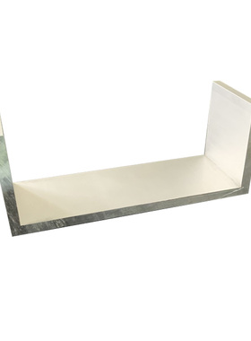 极速U型槽铝160*k63*6.5mm内径147mm铝合金槽铝U槽型材C型槽工业