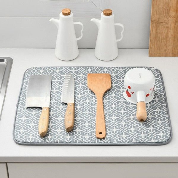 新品Tablewagre Bowls and Dishes Absorbent Pad Water-controll - 实物图